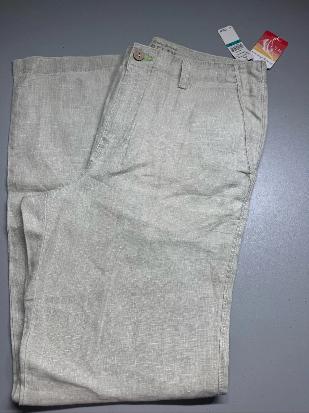 Men's Tommy Bahama 100% linen Pants - Light Beige size 35/34